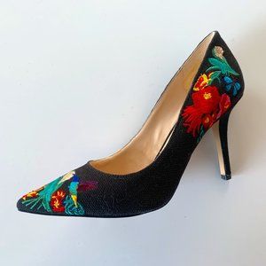 Nine West Embroidered Pumps